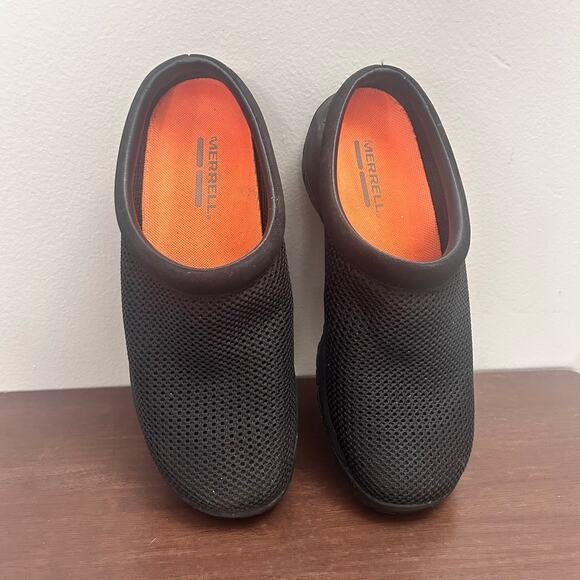 Merrell Encore Breeze Black Mesh Women's Slip-on Clogs Sz 8 - Picture 2 of 8